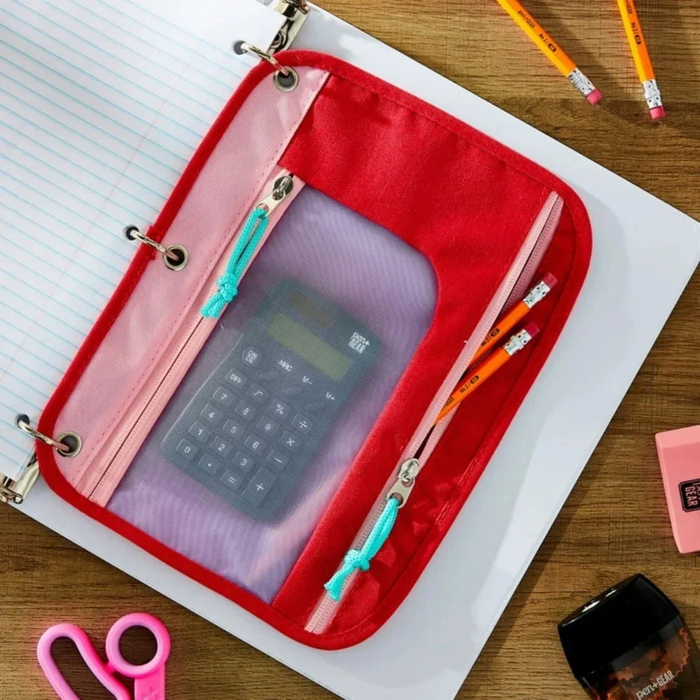 🆕Pen + Gear 2 Zipper Binder Pencil Pouch - NEW